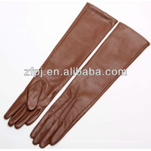 2016 newly stylish long arm leather gloves